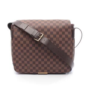 Louis Vuitton Bastille Shoulder Bag Canvas Leather Damier Brown